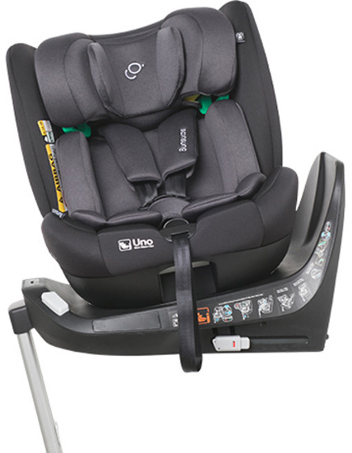 순성 우노 올인원 아이사이즈 카시트 ISOFIX 회전형, 블랙