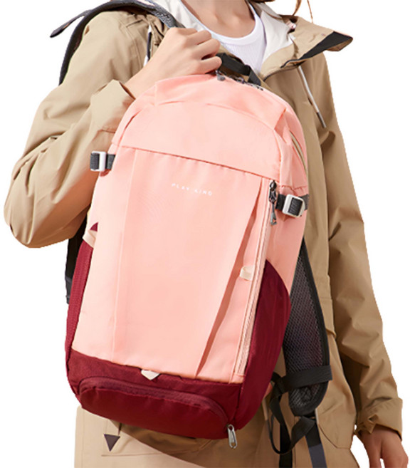 디트리 트래킹 등산 아웃도어 접히는 백팩 25L, 02 베이비핑크