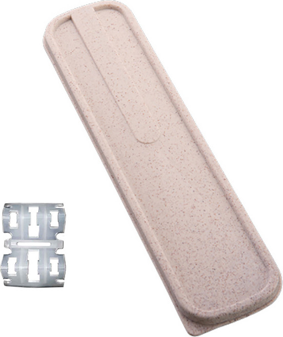 씨티 무소음 수저 케이스 + 받침대, 베이지, 1개