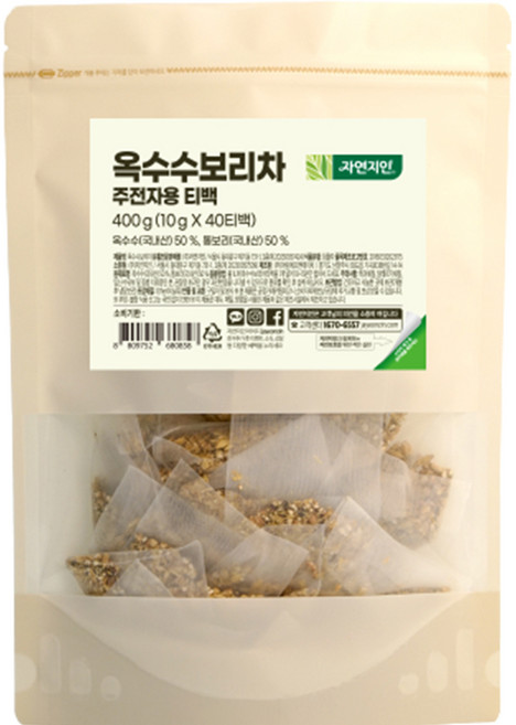 자연지인 옥수수보리차, 10g, 40개입, 1개