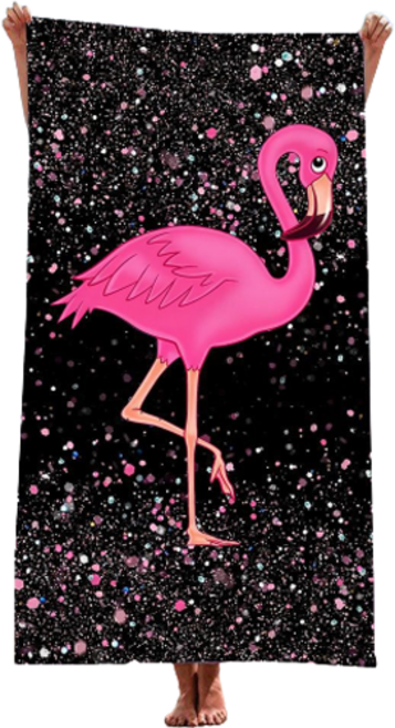 소니오 플라밍고 마이크로 화이버 비치타월 70 x 150 cm, TYPE04, 1개