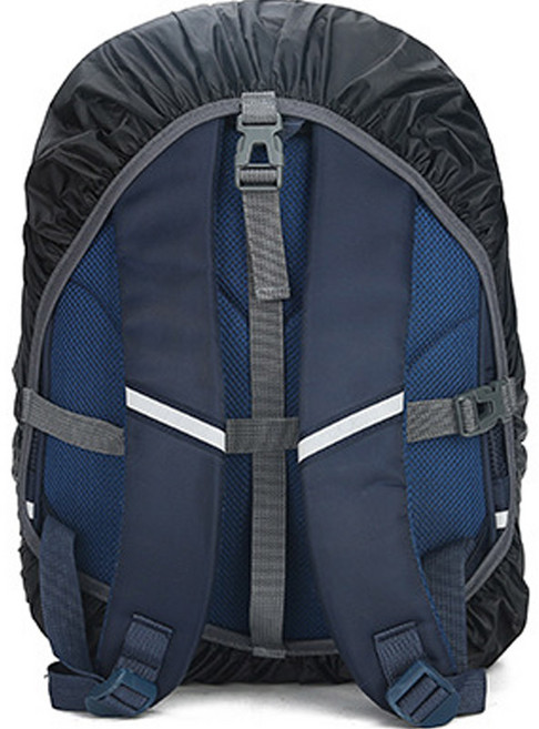 디트리 고정 스트랩 방수 등산배낭 커버, 블랙, 1개