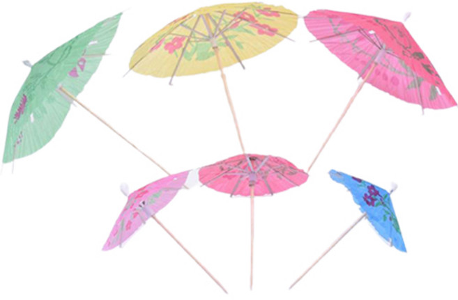 대나무 우산 5종, 100개, 1세트