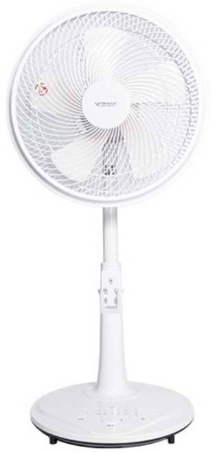 유니맥스 리모컨형 저소음 써큘레이터형 발터치 선풍기, UMF-33408RW