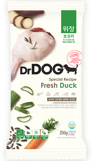 닥터독 강아지 기능성 사료, 위, 250g, 1개