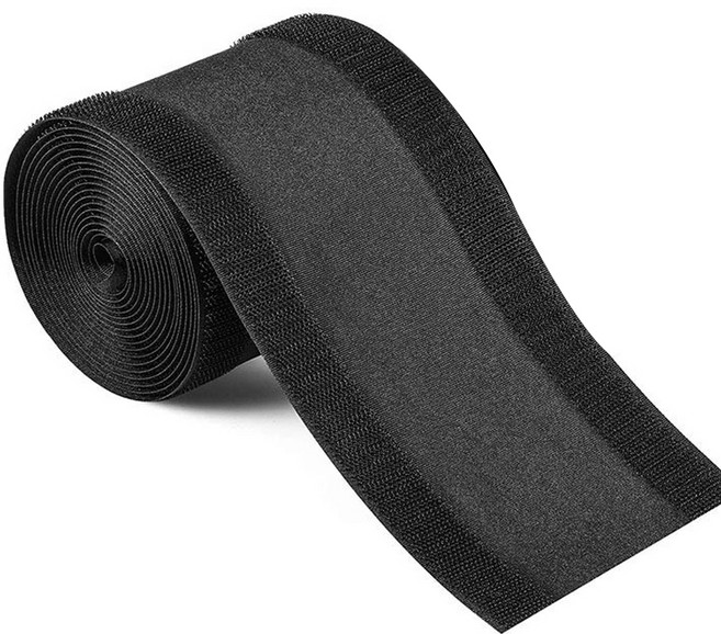 핫데이썸 벨크로 케이블 전선 가리개 10cm x 5m, 1개, 블랙