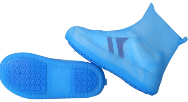 디트리 이중 미끄럼방지 신발 방수 커버 S 220mm 양발 세트, 06 블루, 1세트