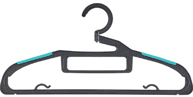 고리회전 논슬립 옷걸이, 100개, 아쿠아마린