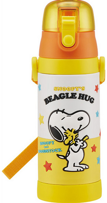 스케이터 피너츠 입체 스텐보틀 SDPV5, 스누피, 480ml
