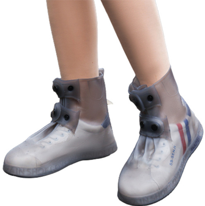 등산화 고급형 방수 커버 07 2p 세트, 1세트, 그레이