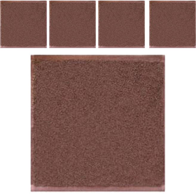 송월타월 딥컬러 행주30 브라운, 5개