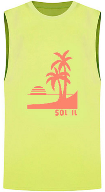 솔레일 여성용 체형커버 팜트리 래쉬가드 루즈핏 나시