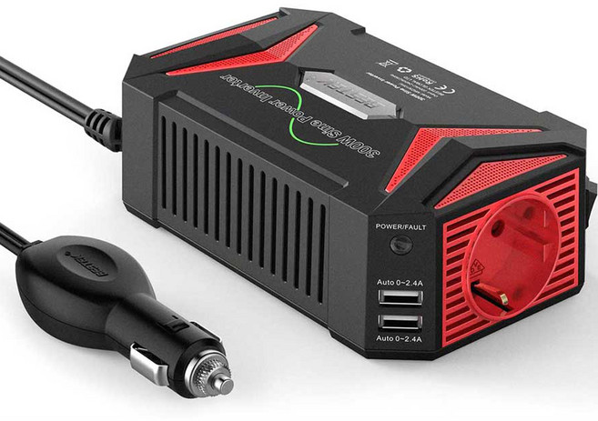 베스텍 300W 차량용 순수정현파 인버터, 1개