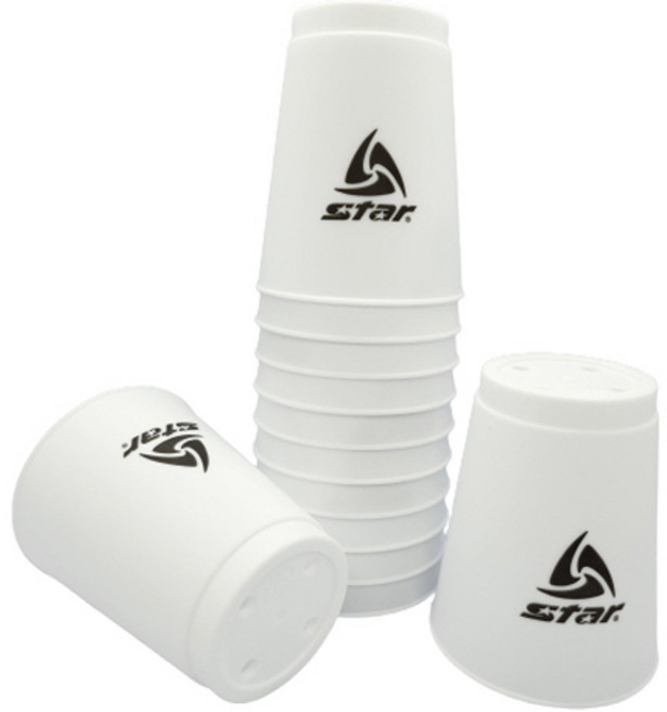 스타스포츠 컬러 스택스컵 12p, 화이트, 1개