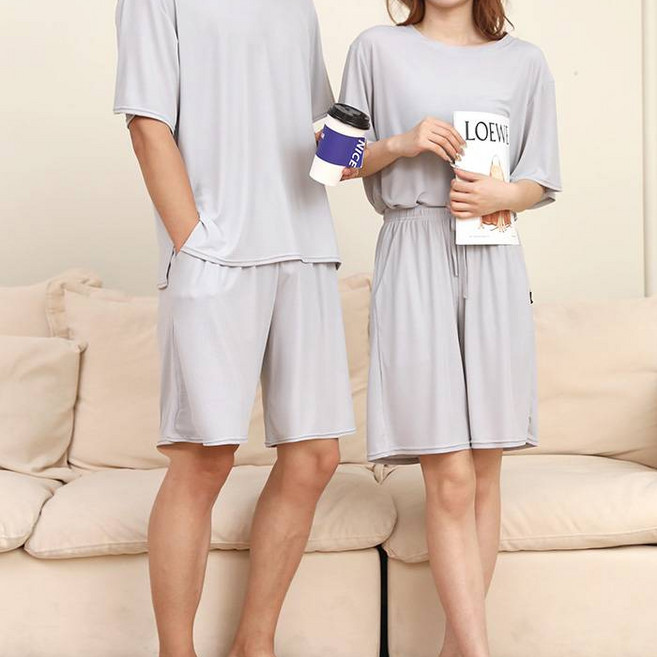 턴키 남녀공용 빅사이즈 쿨 아이스 스판 밴딩 홈웨어 냉감 통기성 반바지 SP-3315