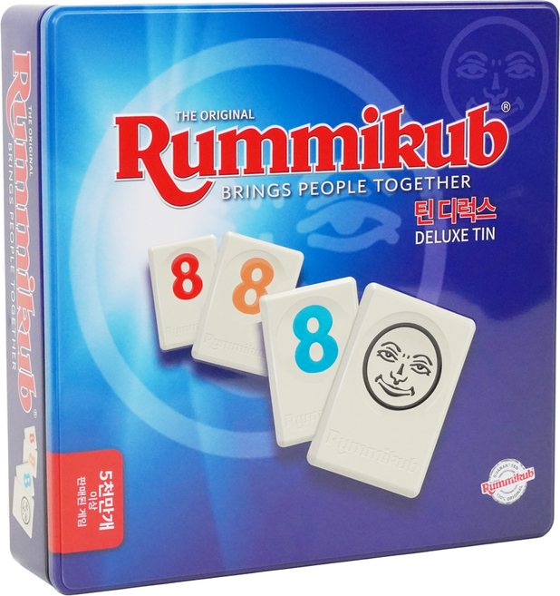 루미큐브 틴 디럭스 보드게임, 혼합색상, 1개