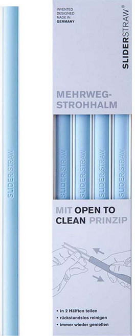 슬라이드스트로우 롱버전 블루, 4개, 1개