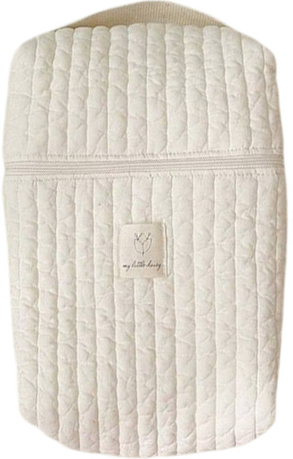 마이리틀데이지 누빔 방수 기저귀 젖병 파우치, 아이보리