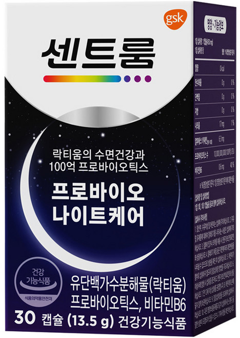 센트룸 프로바이오 나이트케어 유산균 13.5g, 30정, 1개