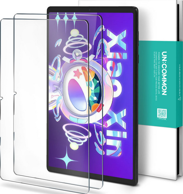 언커먼 글라스 비스타 플러스 강화유리 태블릿 액정보호필름 2p 세트, 투명