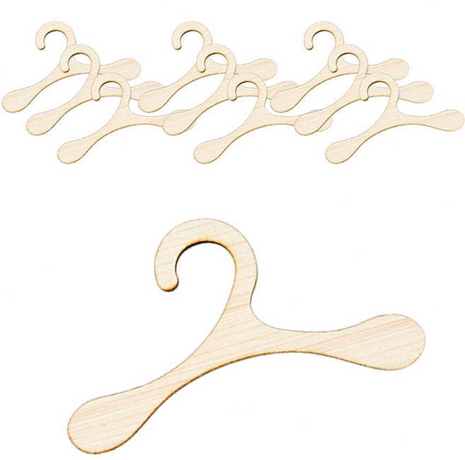 딩동펫 반려동물 원목 옷걸이, 10개