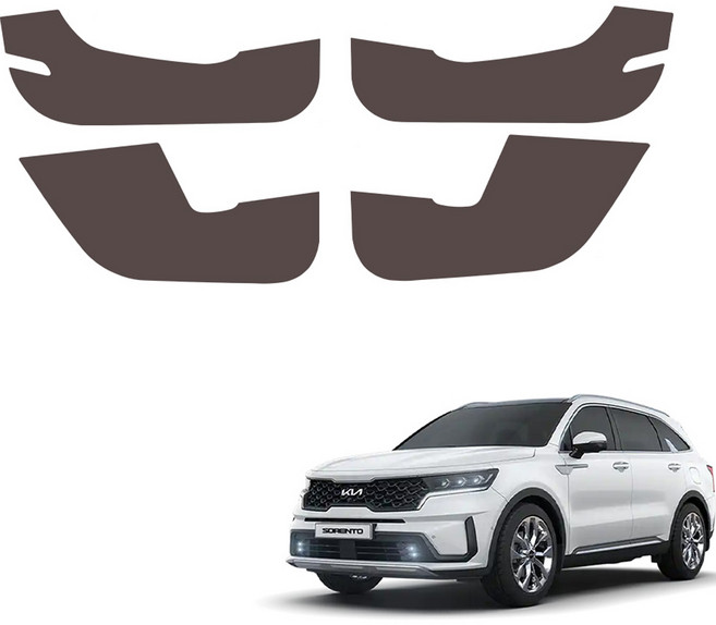 메이튼 스크래치 순정 컬러 가죽 도어커버 SC 570-31, 기아 쏘렌토 MQ4, 초코브라운