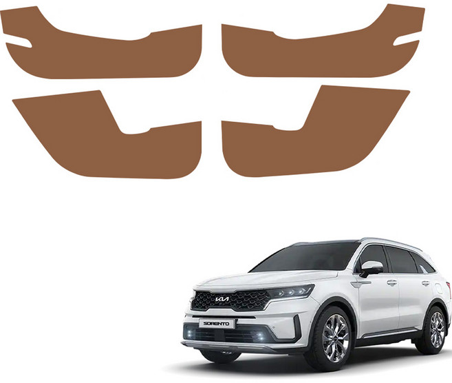 메이튼 스크래치 순정 컬러 가죽 도어커버 SC C570-28, 기아 쏘렌토 MQ4, 인디고브라운