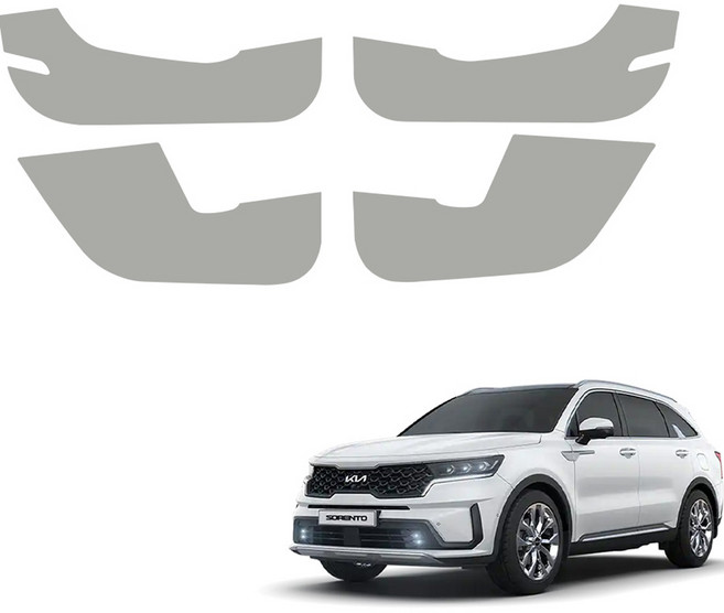 메이튼 스크래치 순정 컬러 가죽 도어커버 SC C570-25, 기아 쏘렌토 MQ4, 그레이