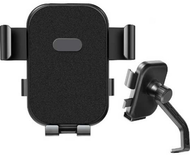 피어니스트 자전거 오토바이용 휴대폰 거치대 백미러형, 블랙