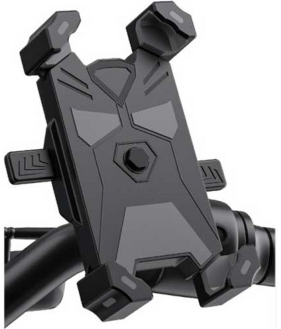 피어니스트 바이크용 휴대폰 거치대 A타입 핸들바형, 그레이