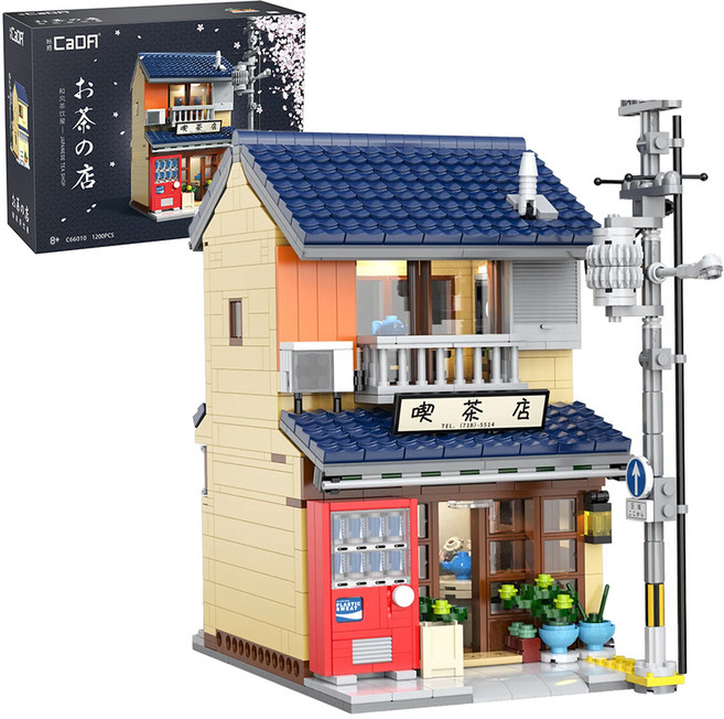 카다 일본용 찻집 블록 건축물, 1개