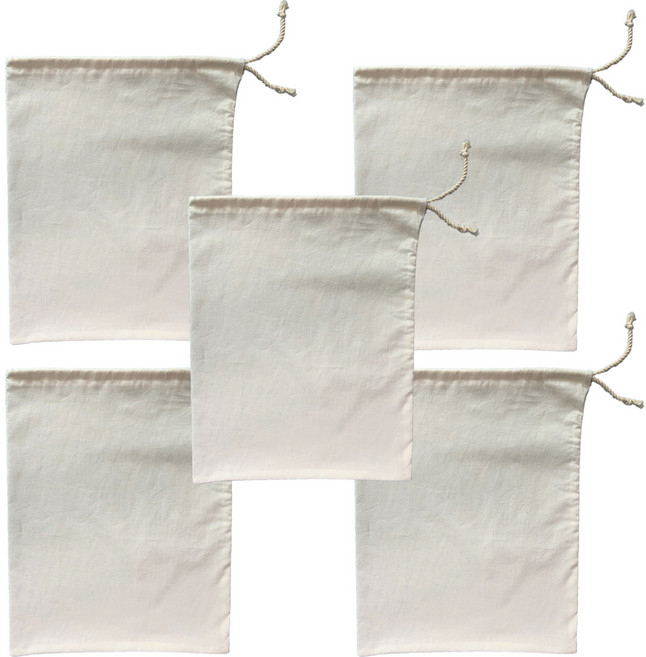 순면 주머니, 5개