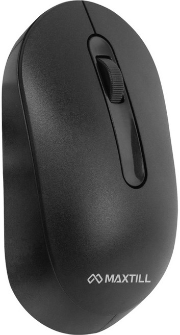 맥스틸 블루투스 저소음 무선 마우스, MO-BTM30C, 블랙