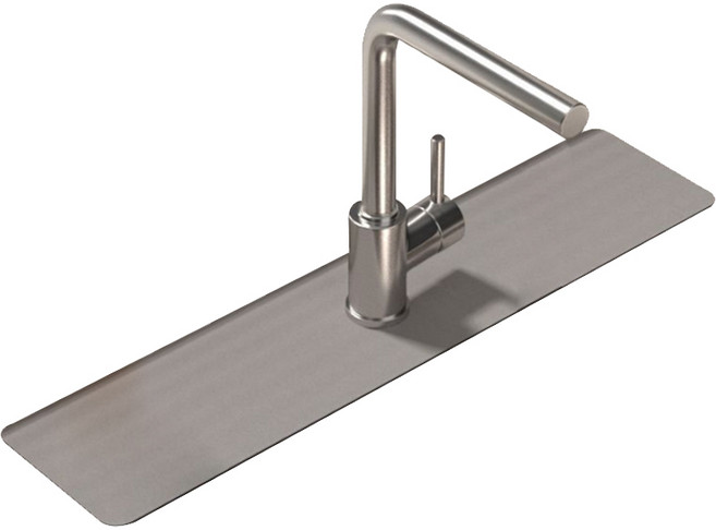 데이소이 이클리 패턴 수도꼭지 매트 원형 홀 10 x 38 cm, 1개, N16