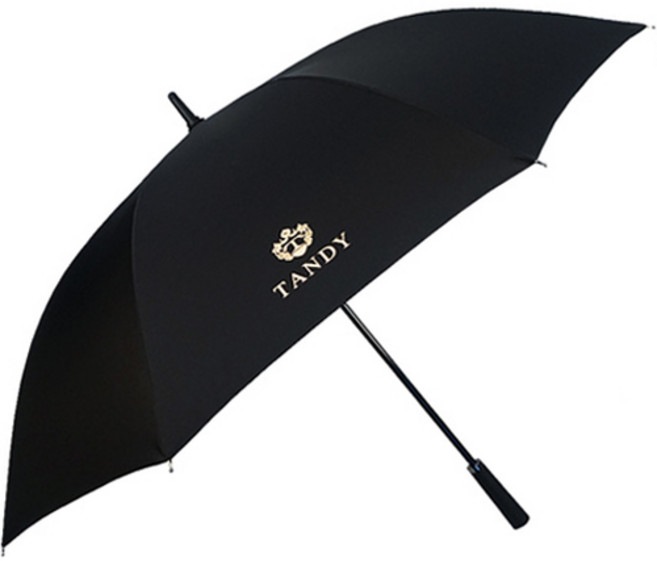탠디 프리미엄 75 골프 장우산, 블랙, 1개