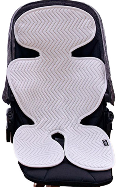 아리베베 알래스카 지그재그 쿨 유모차 라이너, 베이지, 1개