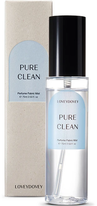 loveydovey 섬유향수, 퓨어클린, 75ml, 1개 - 쿠팡