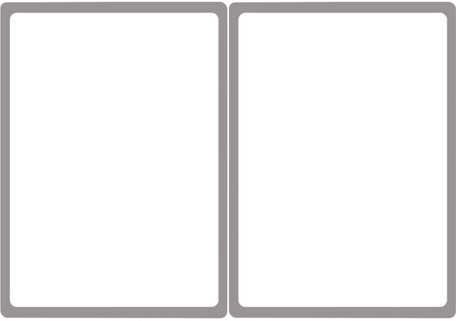 인디 스티키 포켓패드 A3 IH0138, 은색, 1매, 2개