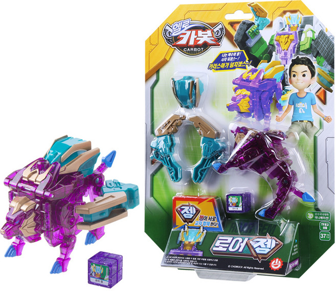 헬로카봇 로어 젬 로봇장난감, 혼합색상, 1개