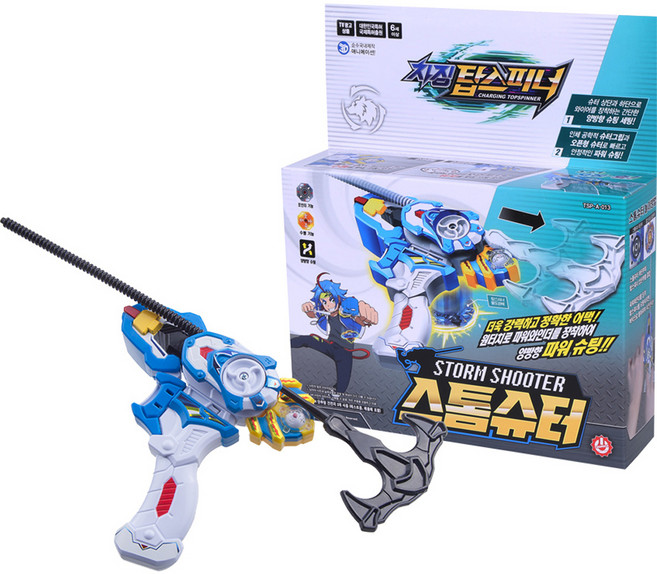 초이락 차징 탑스피너 스톰슈터, 혼합색상, 1개