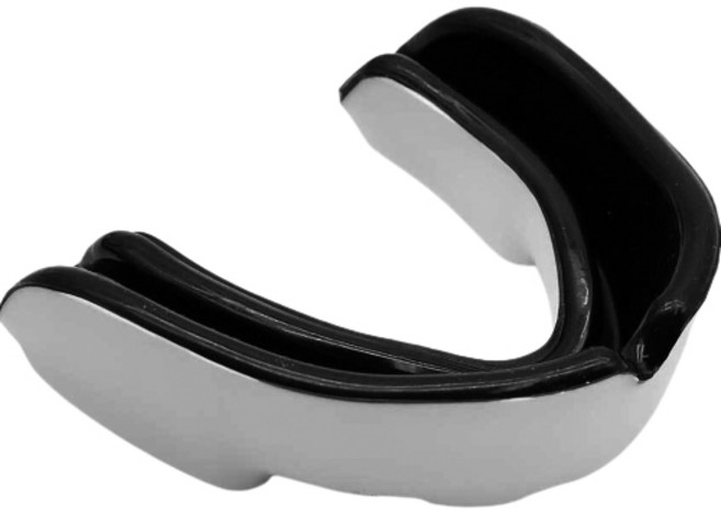 위니 더블컬러 마우스피스, 블랙 + 화이트, 1개