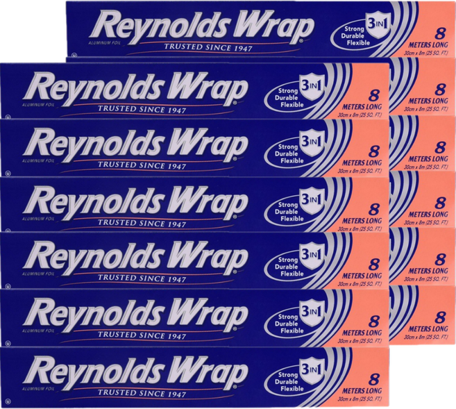 Reynolds 日常用鋁箔紙 30cm x 8m, 12個