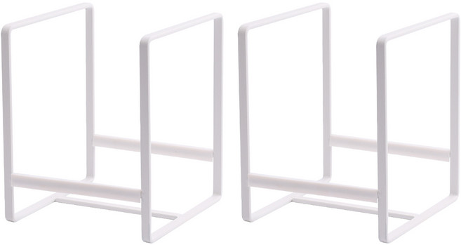 꾸미까 접시 정리대, 화이트, 2개