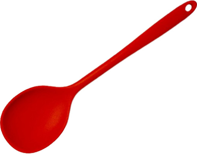 am 실리콘 통 와이드 볶음주걱, 레드, 1개