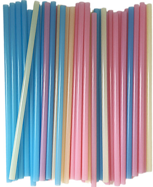 티나피크닉 일자빨대 파스텔색, 500개, 1세트