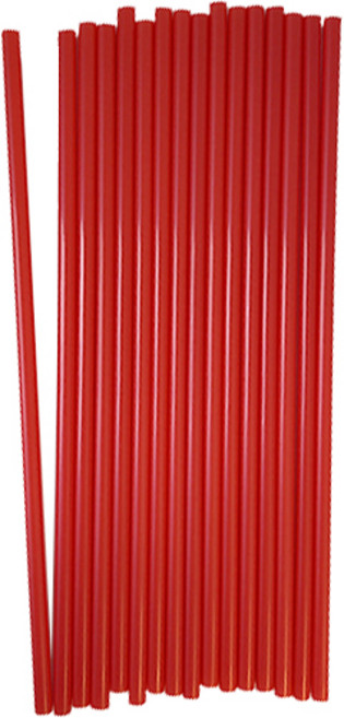 티나피크닉 일자빨대 빨강색, 500개입, 1개