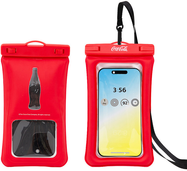 코카콜라 방수케이스, 레드, 1개