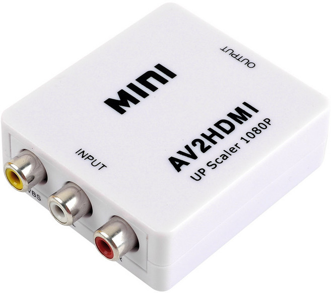 컴스 AV RCA 3선 to HDMI 컨버터, FW413