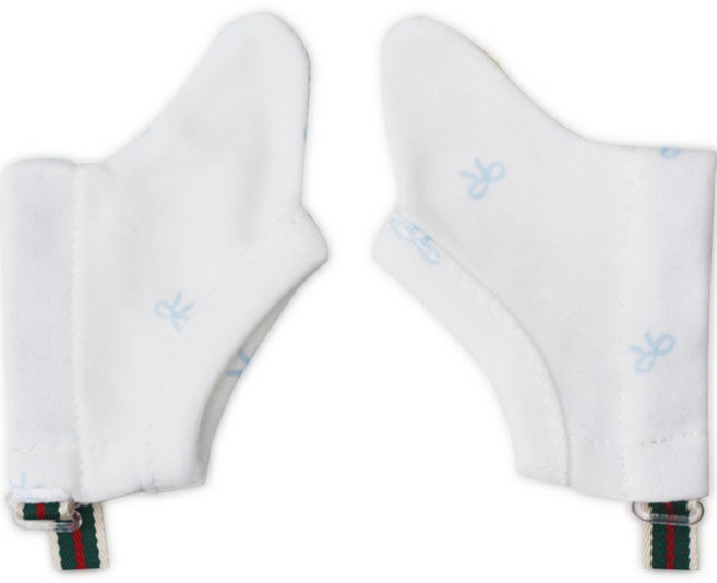 소보치 아동용 힐링썸 엄지 손가락빨기 방지 장갑 오른손 + 왼손 세트 S, 블루, 1세트