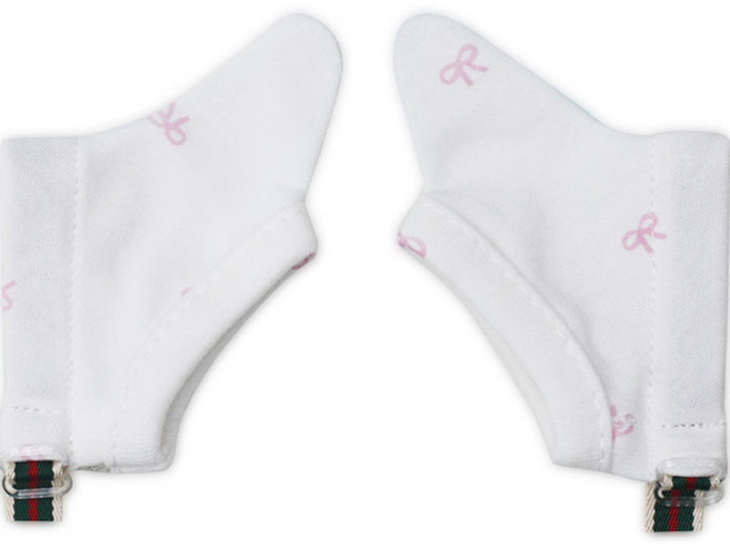 소보치 아동용 힐링썸 엄지 손가락빨기 방지 장갑 오른손 + 왼손 세트, L(24개월이상), 핑크, 1세트